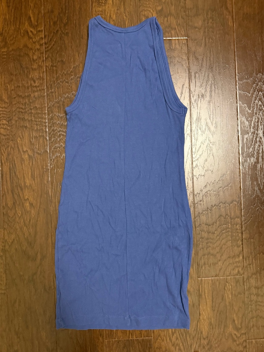 Old Navy Blue Ribbed Mini Dress - Picture 3 of 3